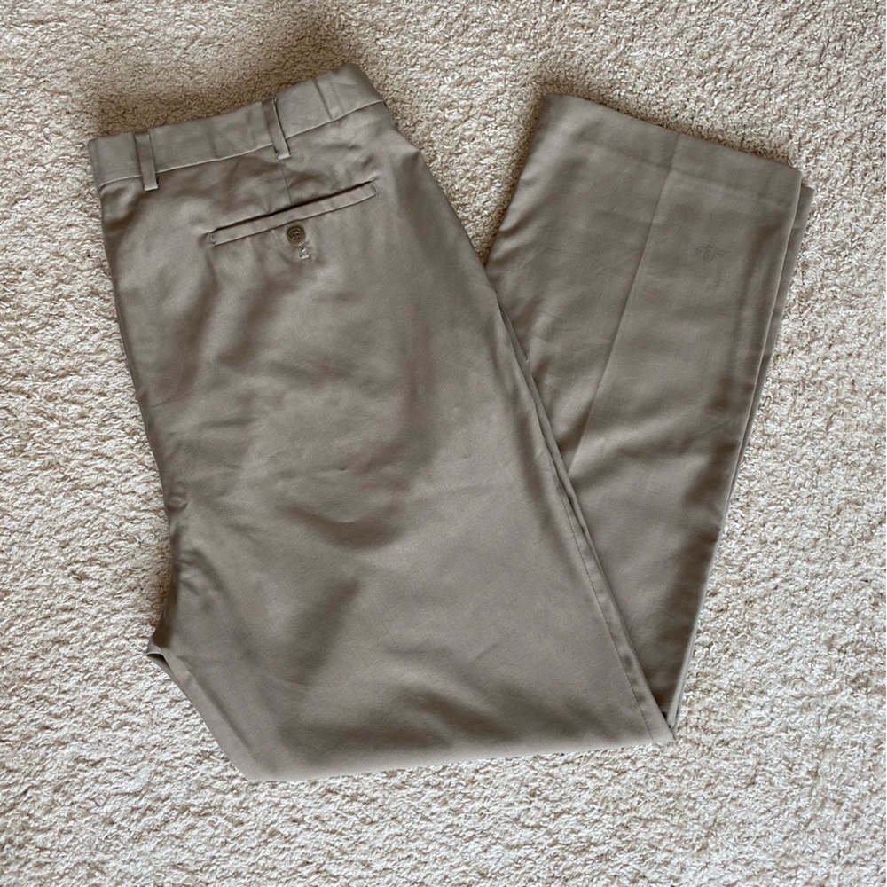 42 x 32 Louis Raphael Rosso Wool Dress Pants